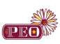 P.E.O. logo