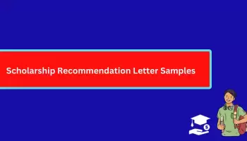 11 Scholarship Recommendation Letter Samples(PDF)